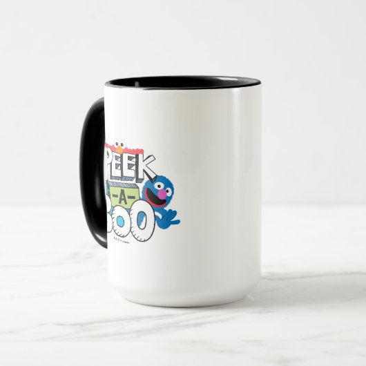 Mug Elmo, Cookie & Grover| Peek-a-Boo (Devant gauche)