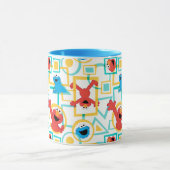 Mug Elmo & Cookie Monster Motif de Formes Amusantes (Centre)