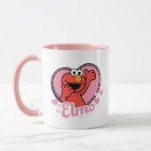Mug Elmo dans le coeur Valentine (Gauche)
