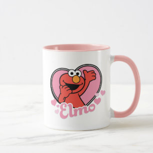 Mug Elmo dans le coeur Valentine