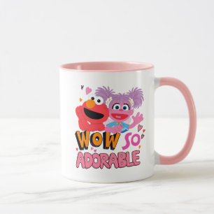 Mug Elmo et Abby  Wow si adorable