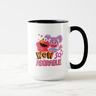 Mug Elmo et Abby  Wow si adorable
