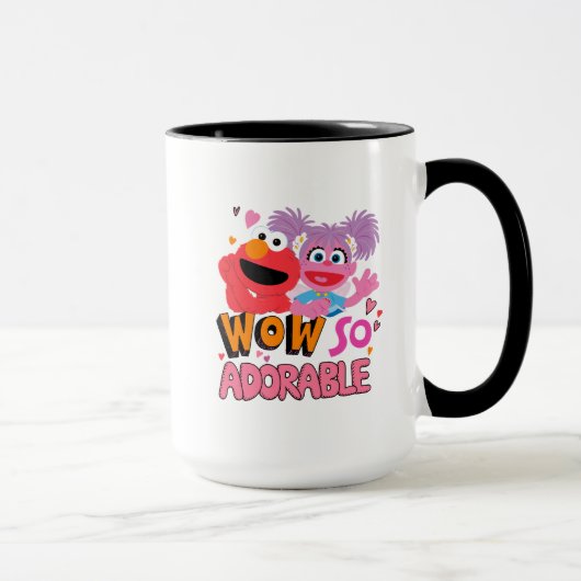 Mug Elmo et Abby| Wow si adorable (Droite)