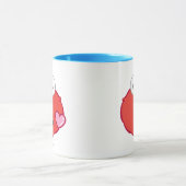 Mug Elmo Face Jeter un baiser (Centre)