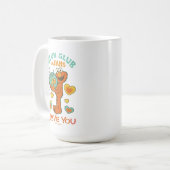 Mug Elmo Holding son poisson rouge animal (Devant gauche)