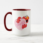 Mug Elmo "Hugs" Valentine Heart Candy (Gauche)