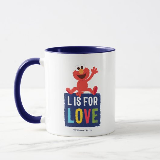 Mug Elmo | L est pour l'amour (Gauche)