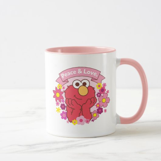 Mug Elmo | Paix et amour (Droite)