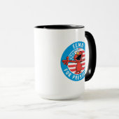 Mug Elmo président - Drapeau (Devant droit)