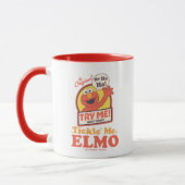 Mug Elmo qui fait coucou graphique rétro Tickle Me Elm (Gauche)