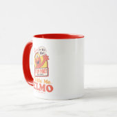 Mug Elmo qui fait coucou graphique rétro Tickle Me Elm (Devant gauche)
