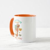 Mug Elmo tenant son poisson rouge (Devant gauche)