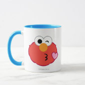Mug Elmo Visage Envoyant un Bisou (Gauche)