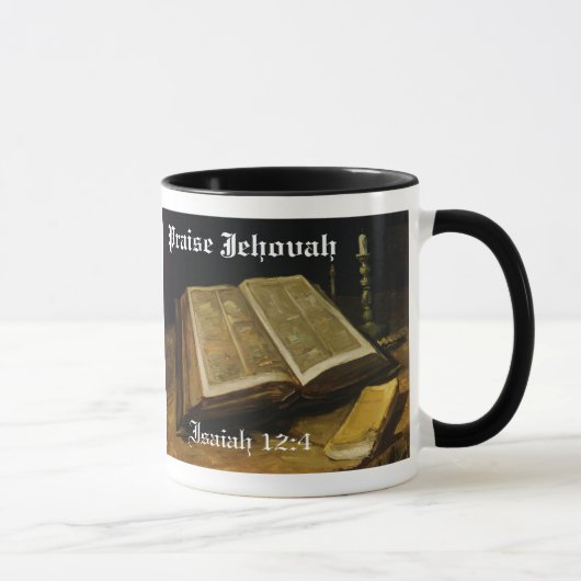 Mug Éloge Jéhovah - la bible Van Gogh (Droite)