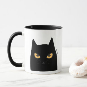 Mug Éloigne-Toi De Moi Avant Le Café Chat Ennuyé Et En