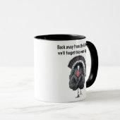 Mug Éloignez-vous de la hachette et nous oublierons ce (Devant droit)