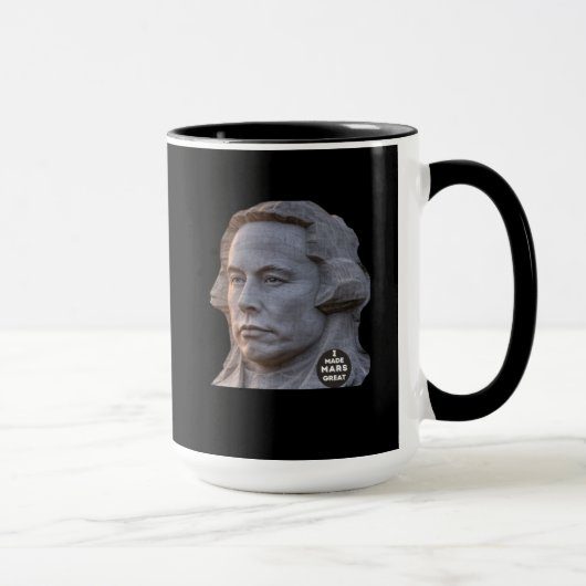 Mug Elon Mount Rushmore Trump Musk unisex (Droite)