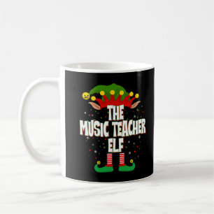 Mug Elves Group L'Enseignant Musique Elf Christmas T-S