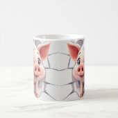 Mug Emballage 3d pour bébé cochon, conception de l'enr (Centre)