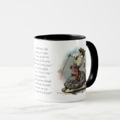 Mug Emballage de la tortue d'équitation de lapin (Devant droit)