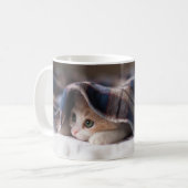 Mug Emballage photo de chat personnalisé (Devant gauche)