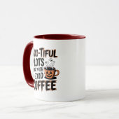 Mug Emballages Commencez par un bon café Halloween (Devant gauche)