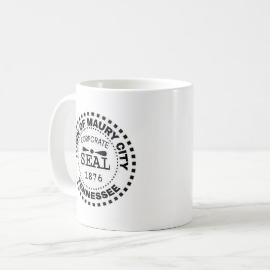 Mug Emblem Seal de Maury City (Devant gauche)