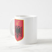 Mug emblème albanique (Devant gauche)