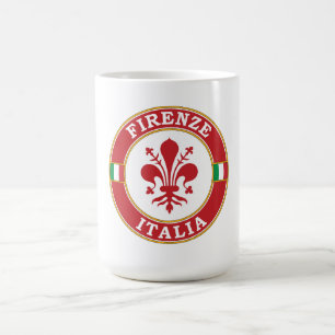 Mug Emblème circulaire Florence Italie