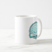 Mug Emblème côtier de coquillage de Atlantic Beach FL (Devant droit)