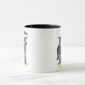 Mug Emblème croisé HUFFLEPUFF™ (Centre)