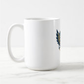 Mug Emblème d'aigle Art déco — Crête géométrique (Gauche)