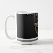Mug Emblème d'aigle doré aux ailes déployées (Gauche)