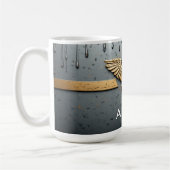 Mug Emblème d'aigle doré aux ailes déployées (Gauche)