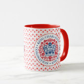 Mug Emblème de couronnement du roi Charles III (Devant droit)
