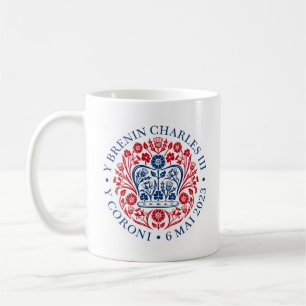Mug Emblème de couronnement du roi Charles III, souven
