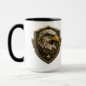 Mug Emblème de crête d'aigle militaire (Gauche)