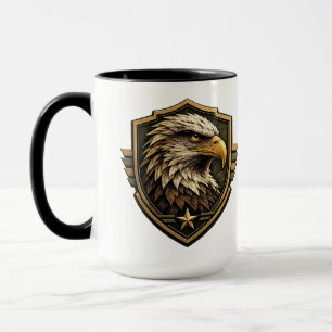 Mug Emblème de crête d'aigle militaire