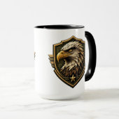 Mug Emblème de crête d'aigle militaire (Devant droit)