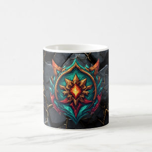 Mug Emblème de joueur de Crête de Dragon Mythique