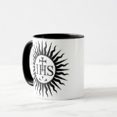 Mug Emblème de la Compagnie de Jésus Monogramme (Devant gauche)