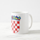 Mug emblème de la Croatie (Devant droit)