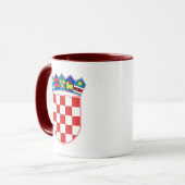 Mug emblème de la Croatie (Devant gauche)