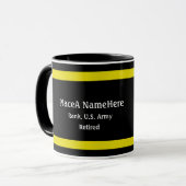 Mug emblème de la Défense de l'armée américaine person (Devant gauche)
