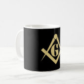 Mug emblème de la franc-maçonnerie (Devant gauche)