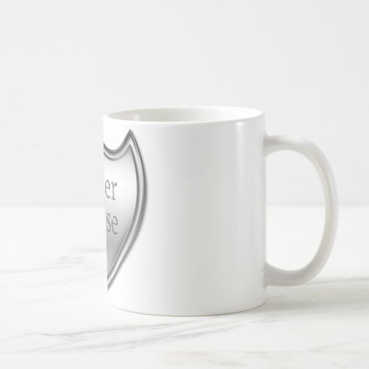 Mug Emblème de la super infirmière (Droite)