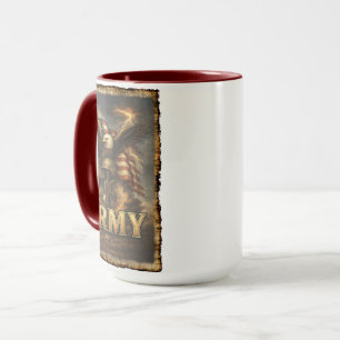 Mug Emblème de l'Armée avec Drapeau et Aigle