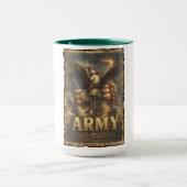 Mug Emblème de l'Armée avec Drapeau et Aigle (Centre)