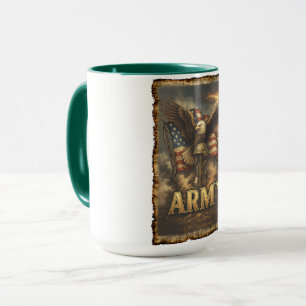 Mug Emblème de l'Armée avec Drapeau et Aigle