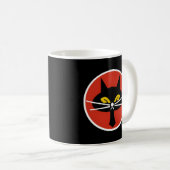 Mug Emblème de l'escadron de chats noirs Taïwanais U-2 (Devant droit)